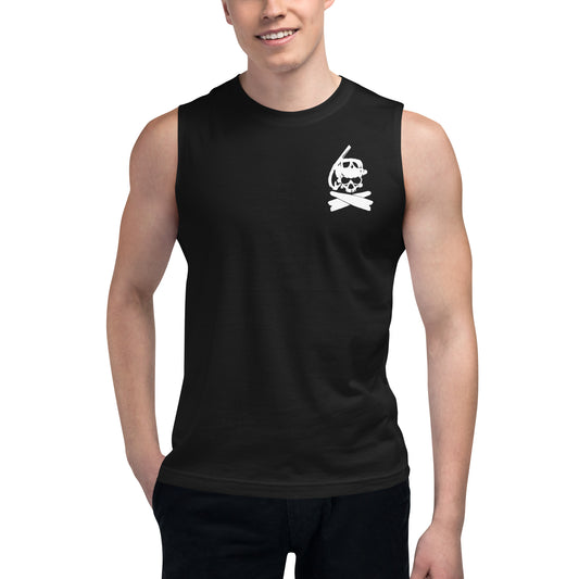 Diver Skull Muscle Shirt